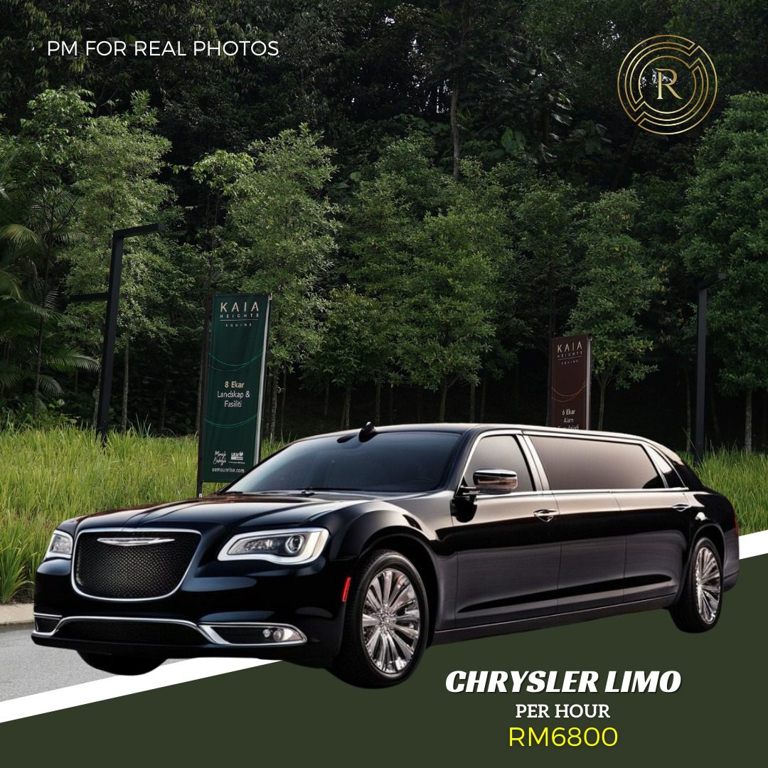 Kereta Sewa Mewah Limousine Chrysler Limo KL