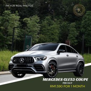 Kereta Sewa Mewah Mercedes GLE53 Coupe Amg KL