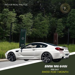 Kereta sewa mewah BMW 640i KL