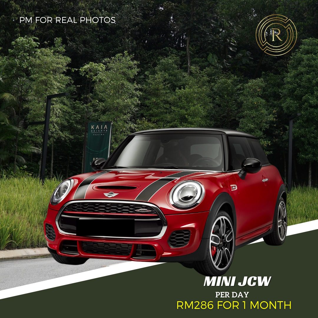 Sewa Kereta Mewah Mini Cooper JCW kuala lumpur