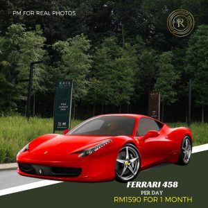 Kereta Sewa Mewah Ferrari 458 Kuala Lumpur