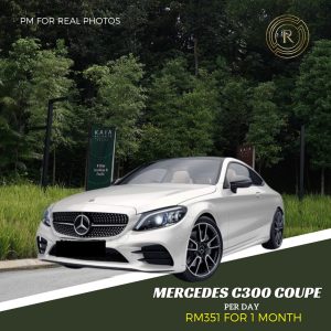 Kereta Sewa Mewah Mercedes C300 Coupe Penang